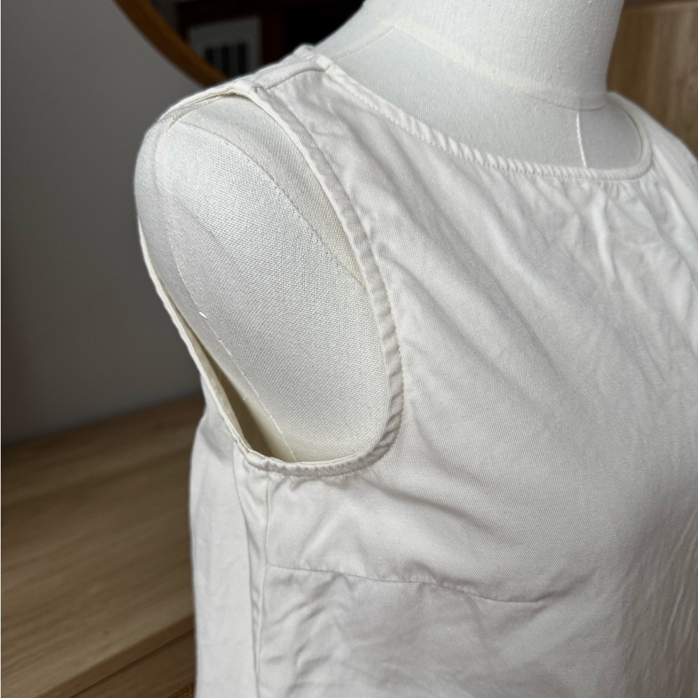 A.K.A. Eddie Bauer | Sleeveless Longline Silk Blend Top - Picture 5 of 6